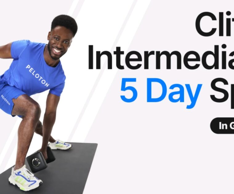 Cliff Dwenger's 5-day split strength Peloton program.