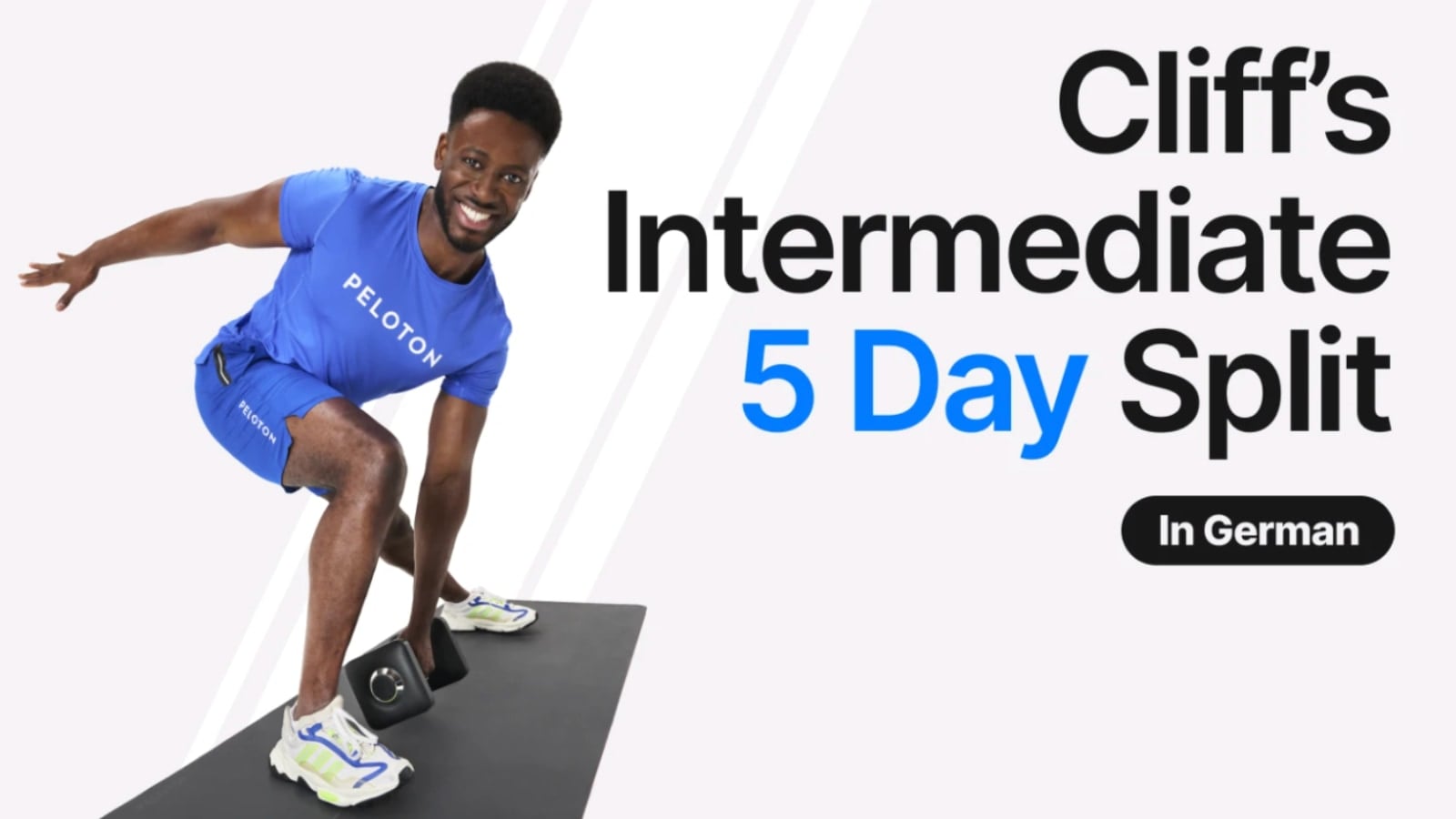 Cliff Dwenger's 5-day split strength Peloton program.