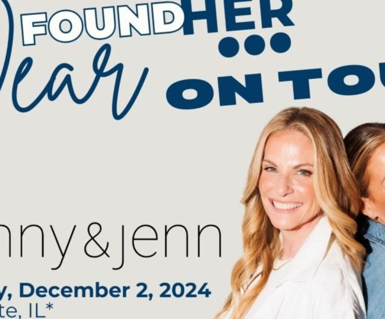 Dear FoundHer's Instagram announcement of tour show with "Sunny and Jenn"