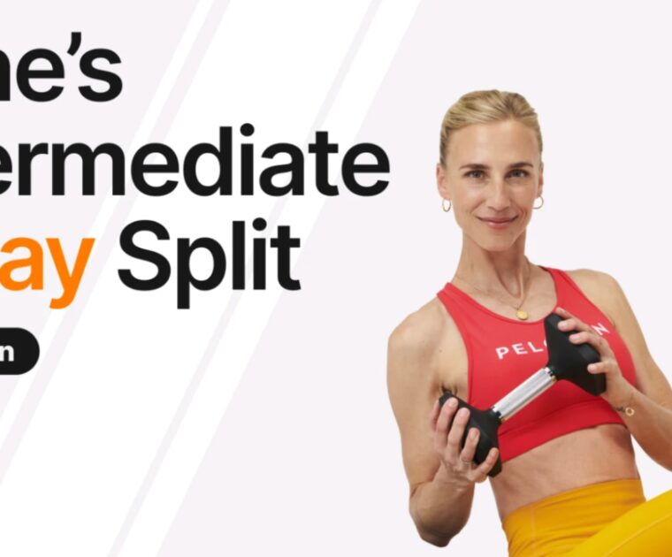Irene Kaymer's 3-day split strength Peloton program.