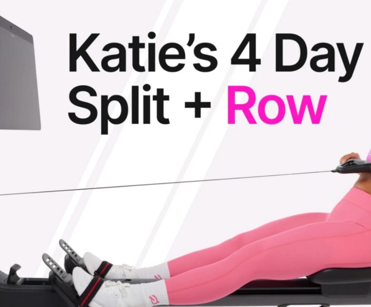 Katie Wang's new 4 day Split + Row strength & cardio program on Peloton.