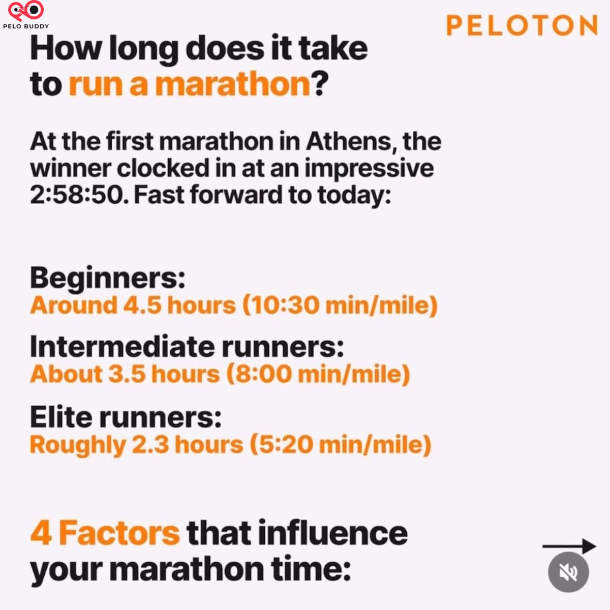 Deleted Peloton social media post.