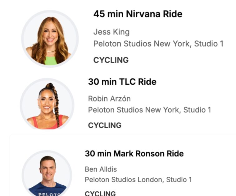 Peloton’s November 2024 artist series classes with Mark Ronson, TLC, and Nirvana
