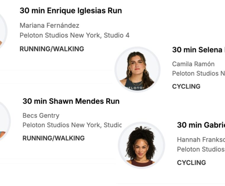 Peloton’s October 2024 artist series classes with Selena, Enrique Iglesias, Gabrielle, and Shawn Mendes