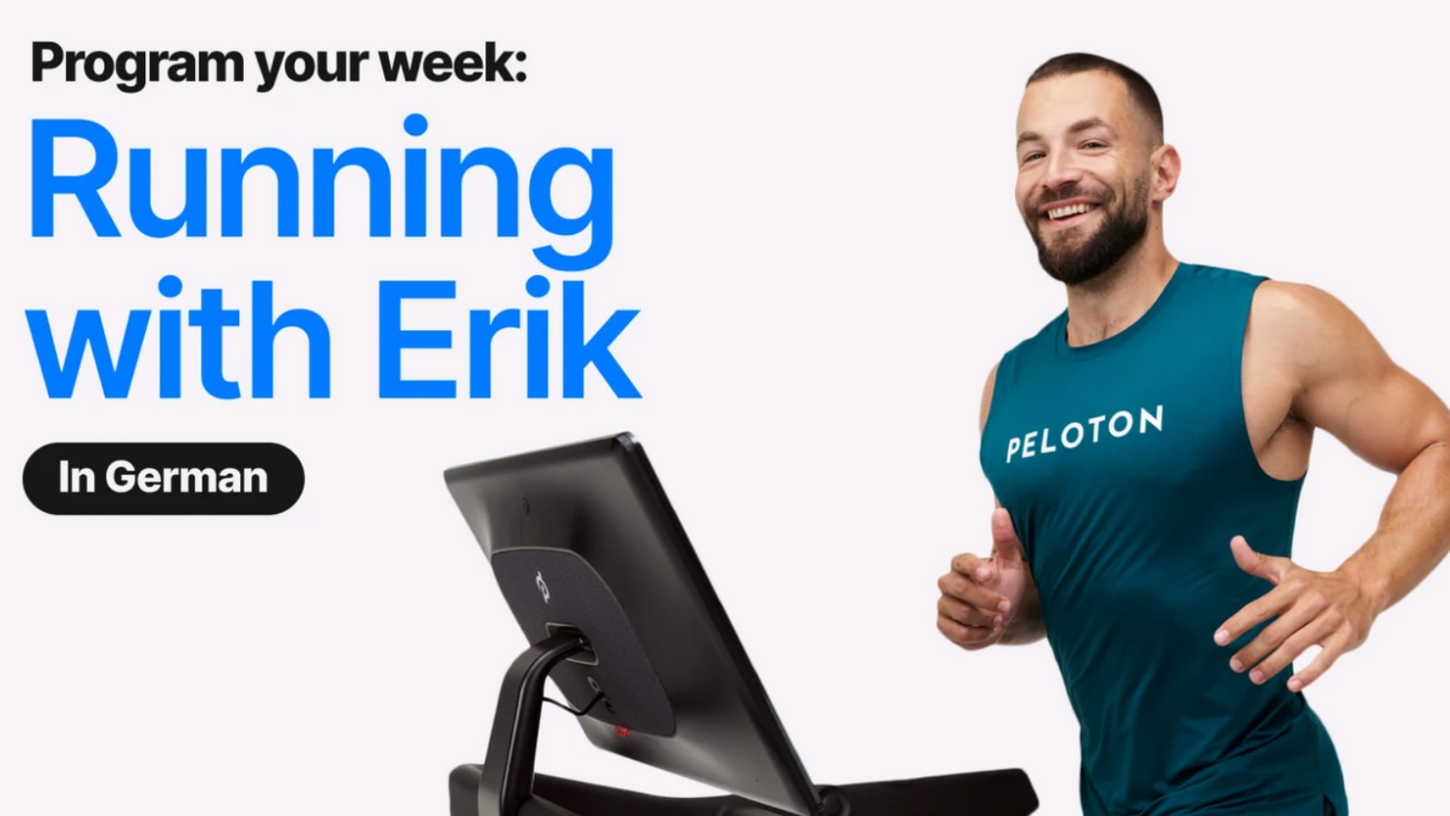 Peloton "Running with Erik: Program Your Week" Program with Erik Jager