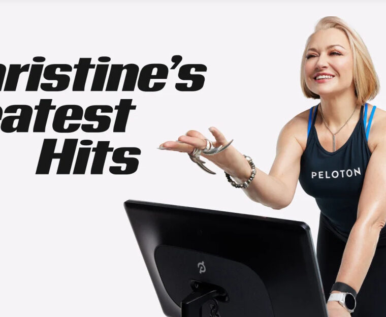 "Christine's Greatest Hits" Peloton class collection