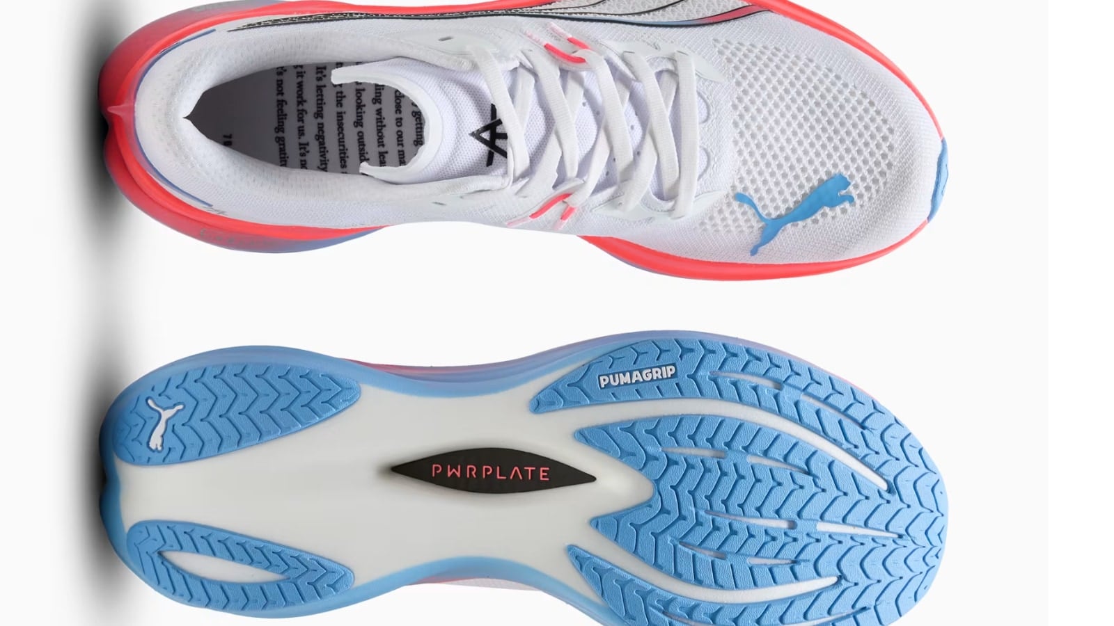New PUMA x ALEX TOUSSAINT Deviate NITRO running shoes.