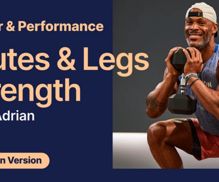 The German language version of Adrian William's Glutes & Legs strength program.