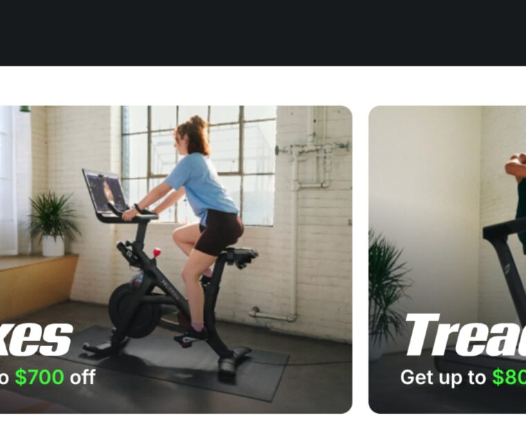 Peloton's 2024 Black Friday & Cyber Monday sale.