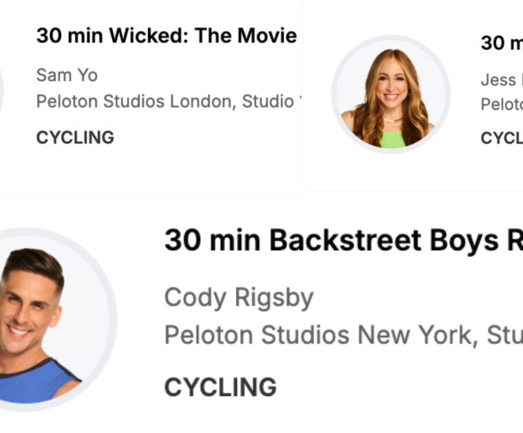Peloton’s December 2024 artist series classes with Wicked: The Movie, Backstreet Boys, and Sia