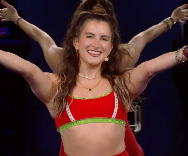 Thumbnail from the first Peloton LATAM Tour class by Camila Ramon.