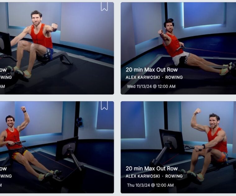 Peloton's Max Out Row classes