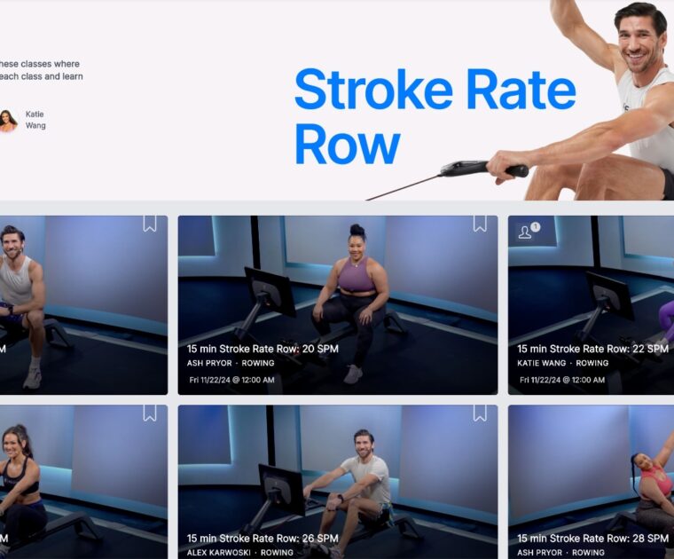Peloton Stroke Rate Row Collection