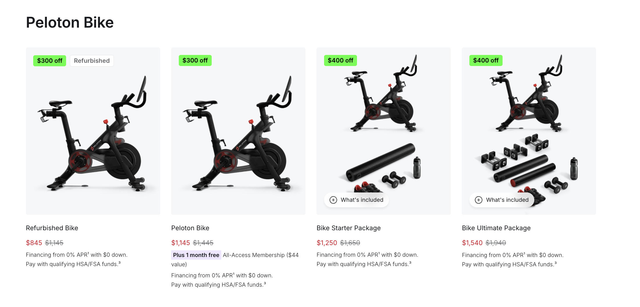 Peloton Bike New Year's sales for 2025.