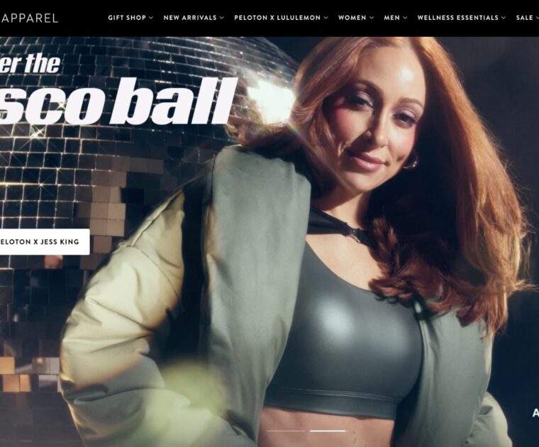 Jess King Peloton Apparel.