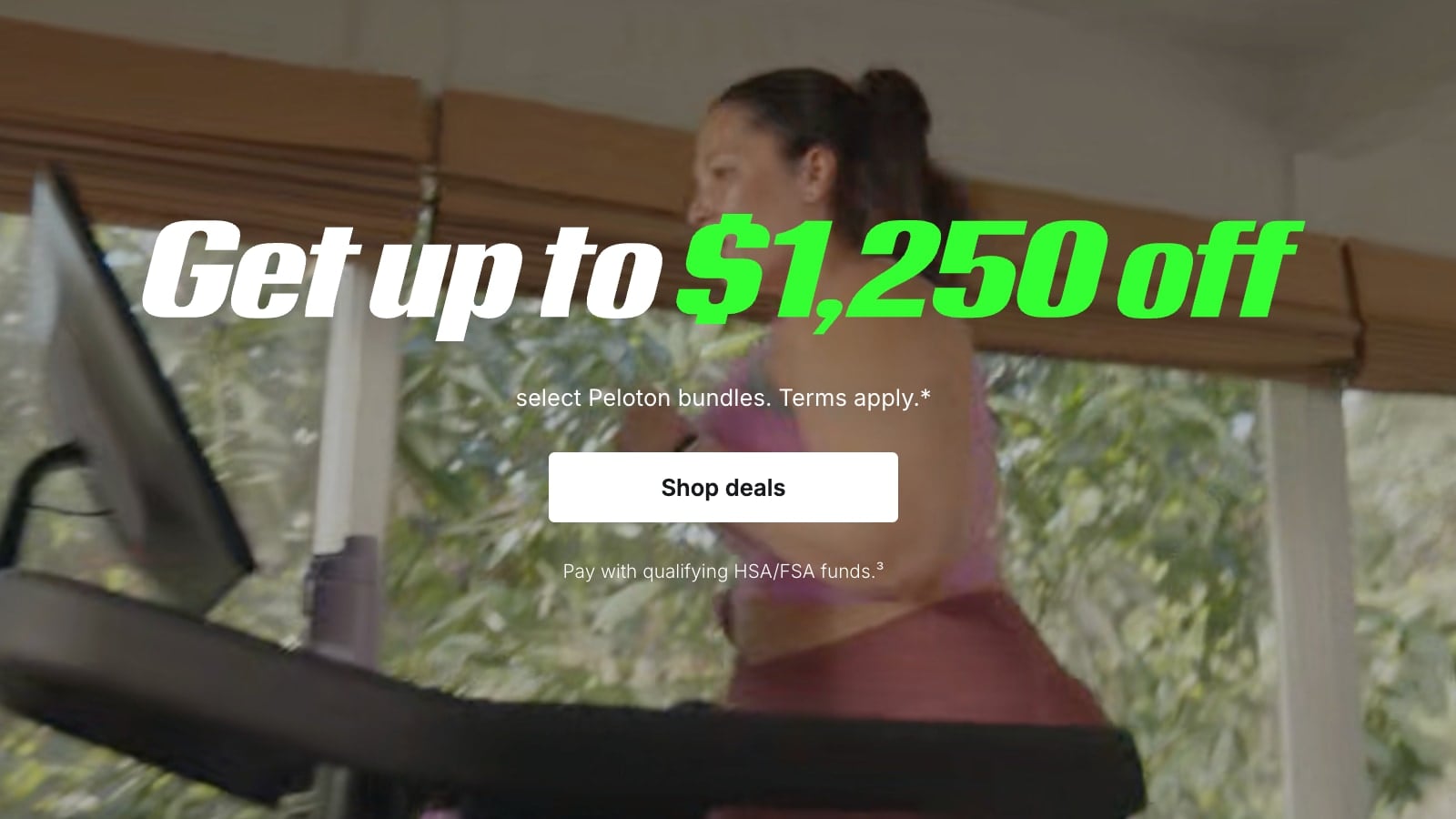 Peloton's 2025 New Year's Sale.