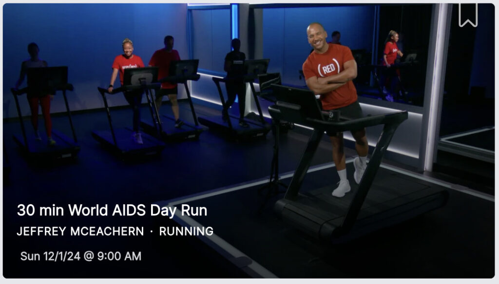 Jeffrey McEachern's 30 Minute World AIDS Day Run