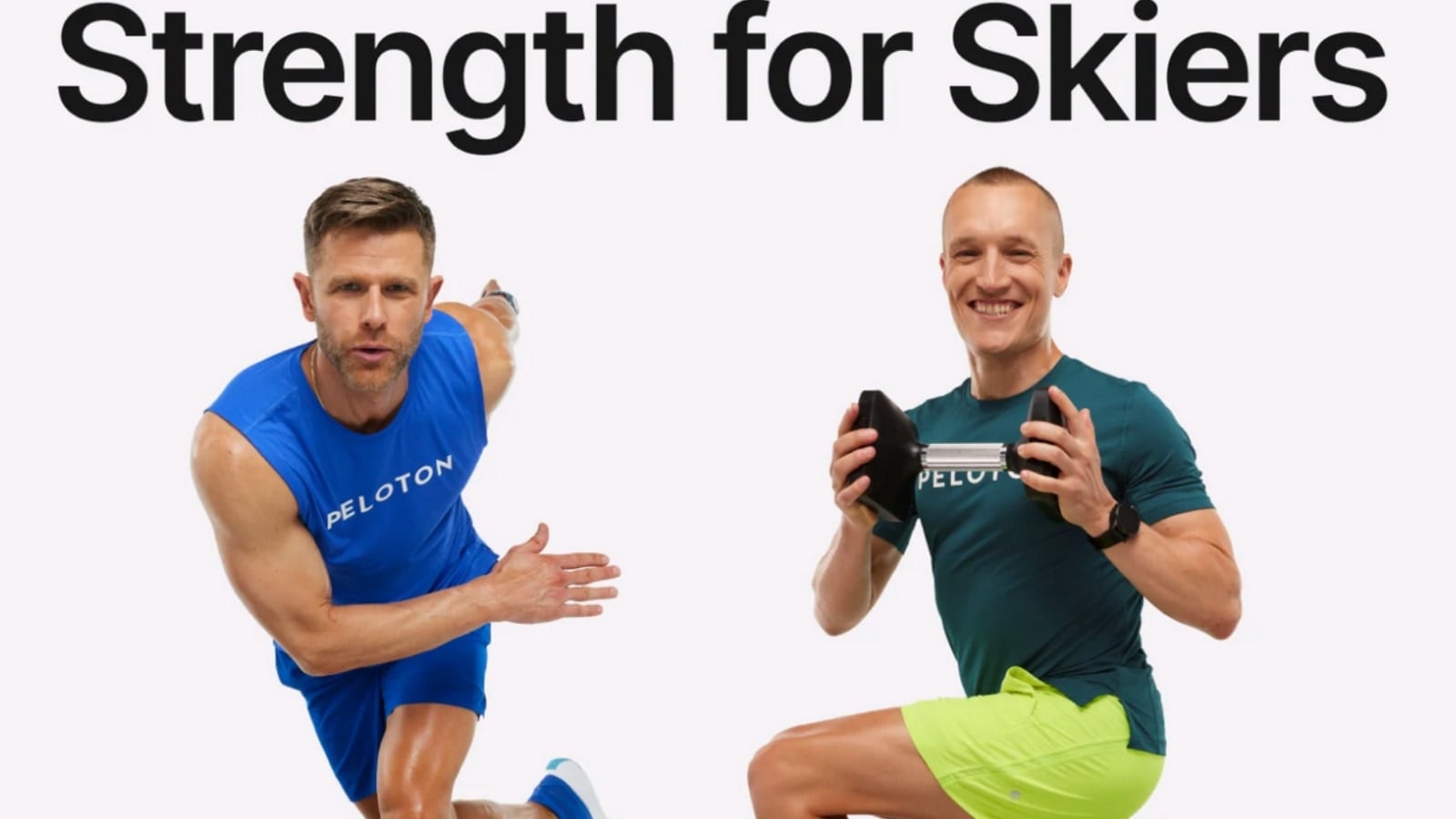 Peloton's Strength for Skiers program with Andy Speer & Matt Wilpers.