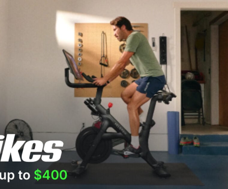 Discount on original Peloton bike.