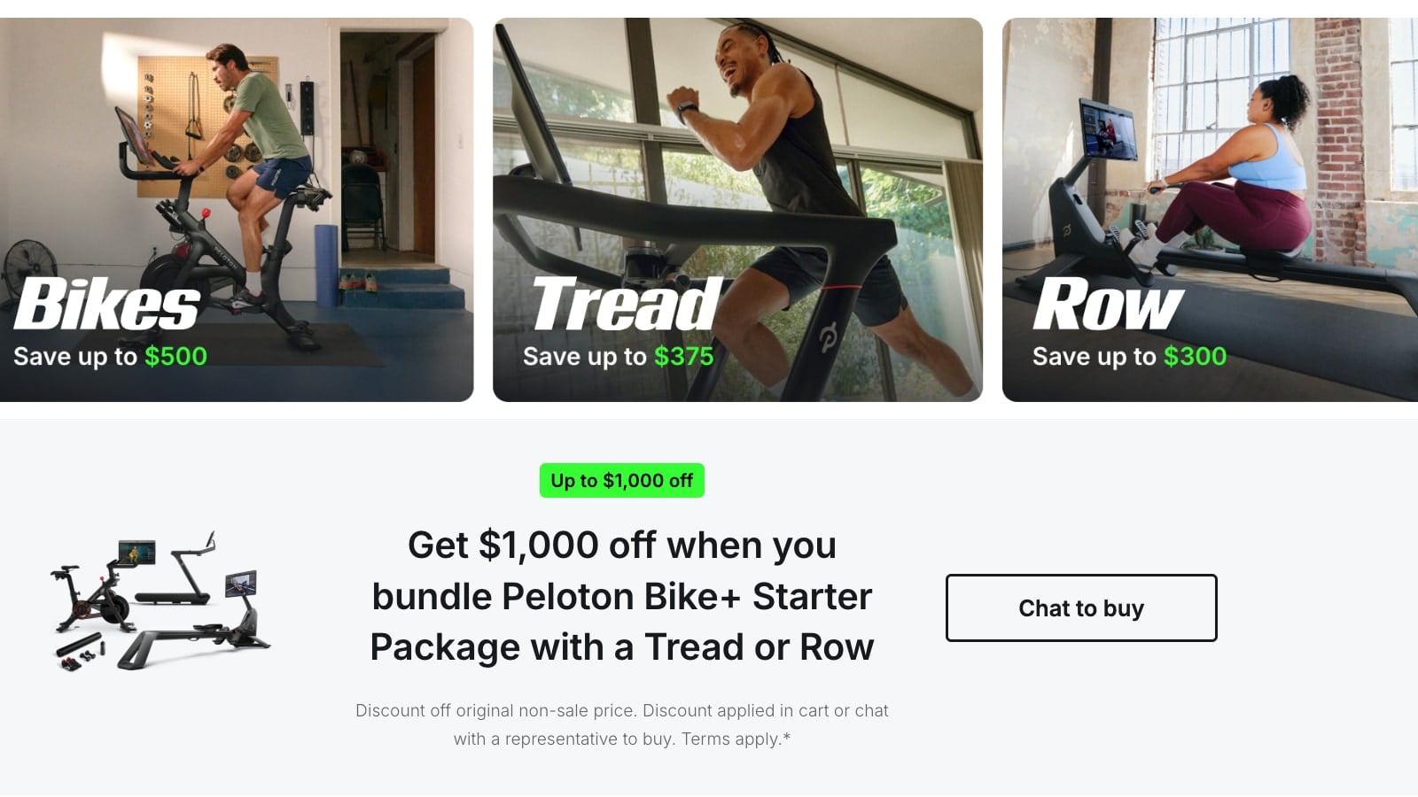 Peloton's Presidents Day discounts for 2025.