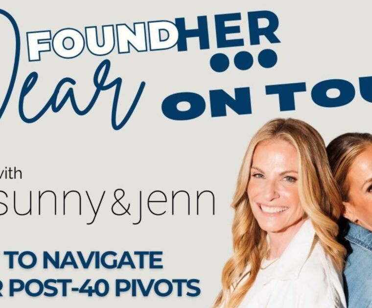 Spring 2025 events with Jenn Sherman and Pam Sunshine. Image credit Dear FoundHer social media.