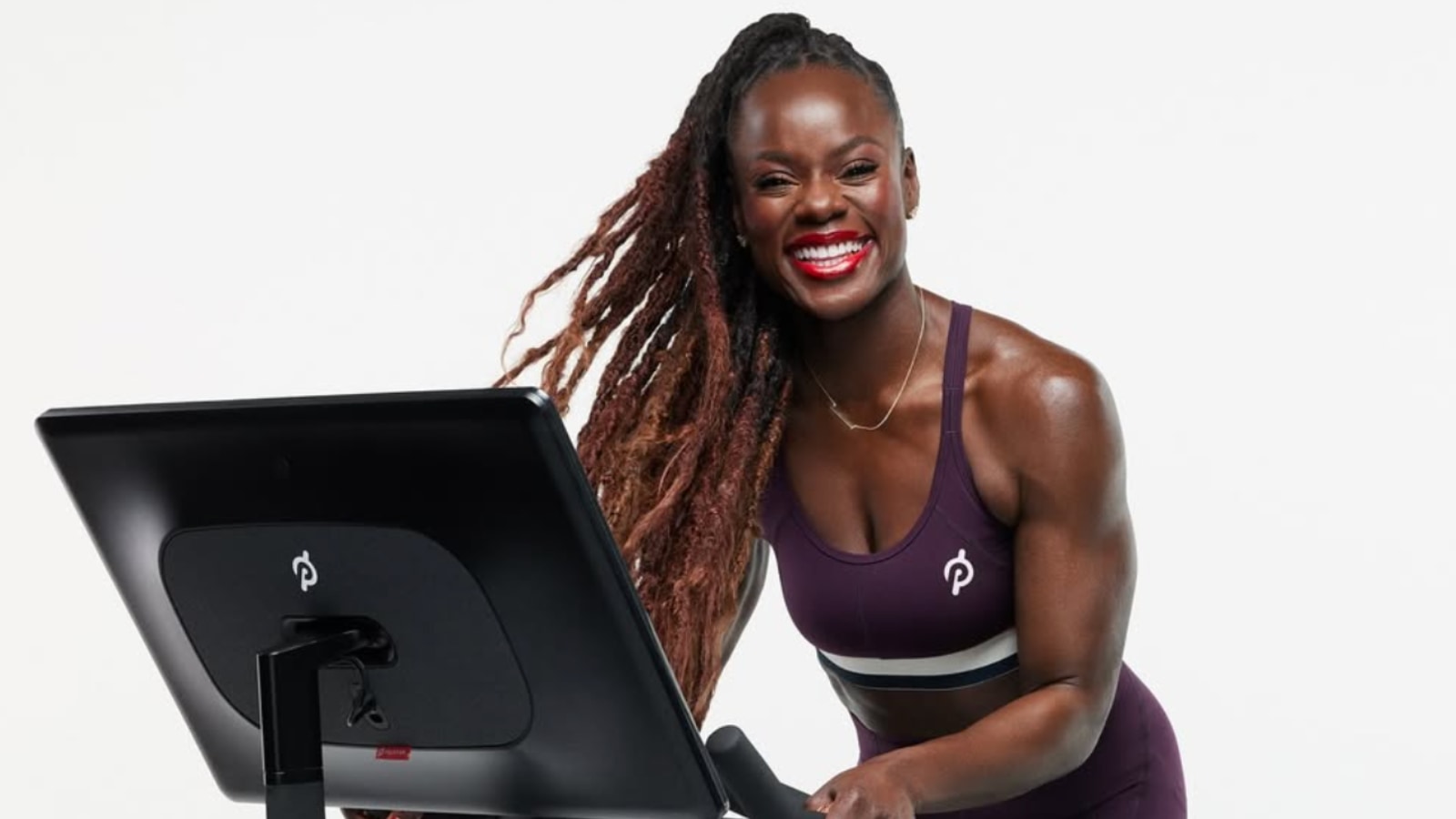 Tunde will teach a 30 min. New Tracks Ride this week. Image credit Peloton social media.