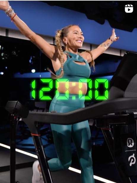Susie Chan will teach her first live 120 minute Run on March 23, 2025. Image credit Peloton social media.