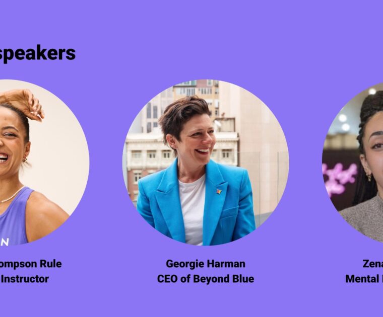 Speakers on the virtual panel.