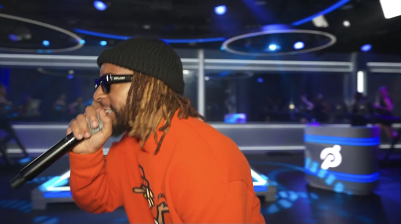 Lil Jon rapping to the camera