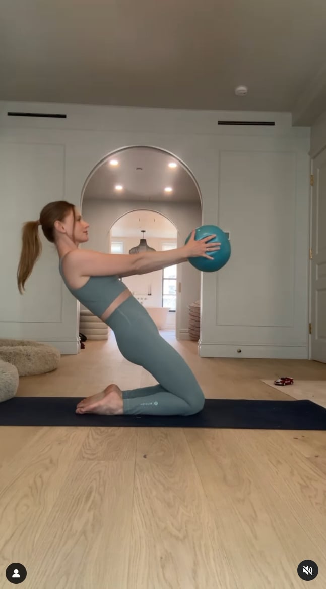 Anna Greenberg demonstrates Pilates moves from Pilates: Power classes