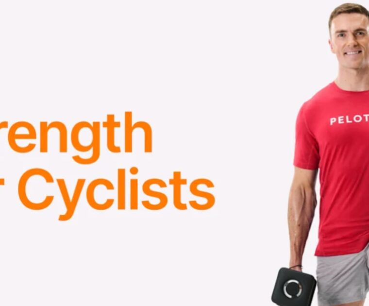 Strength for cyclists with Ben Alldis program on Peloton.
