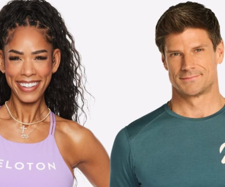 Peloton instructors Kirsten Ferguson and Denis Morton.