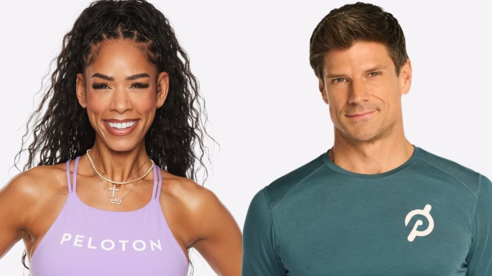 Peloton instructors Kirsten Ferguson and Denis Morton.