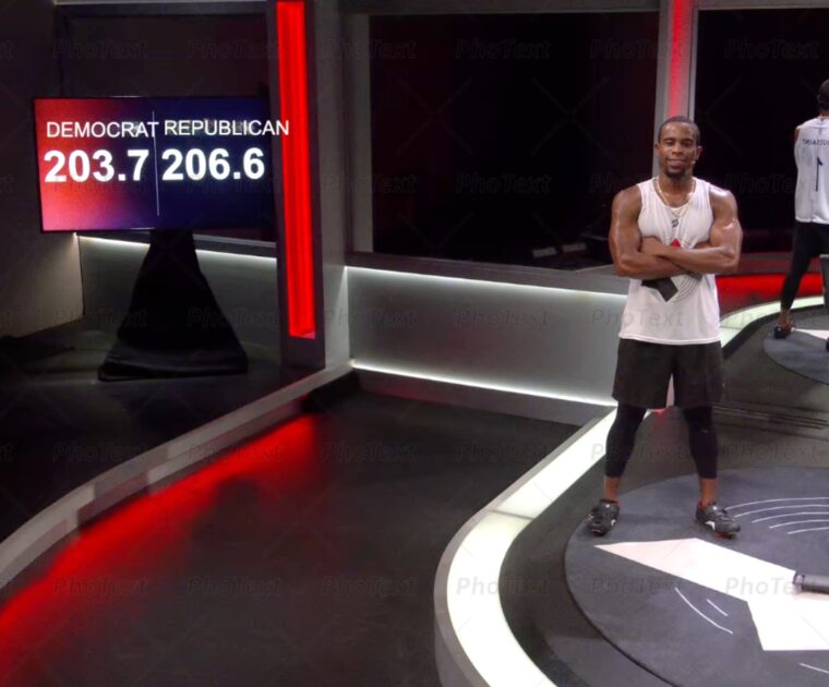 Peloton's new "Pushups & Politicians" class series.