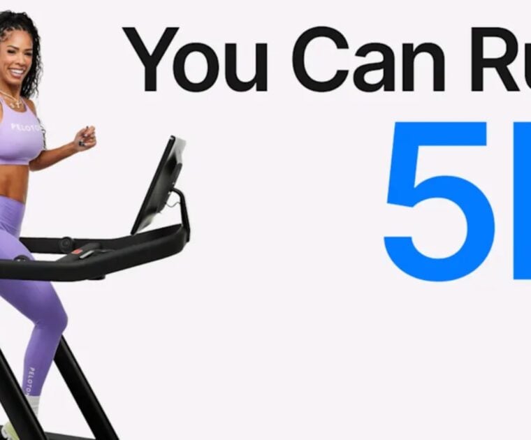 Peloton's new "You Can Run: 5K" program in English.