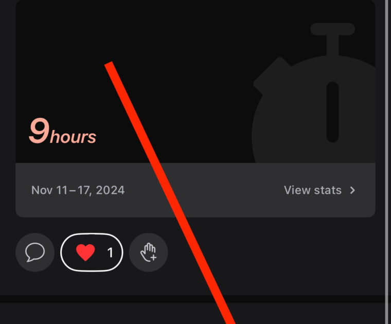 Button to create post in Peloton Teams