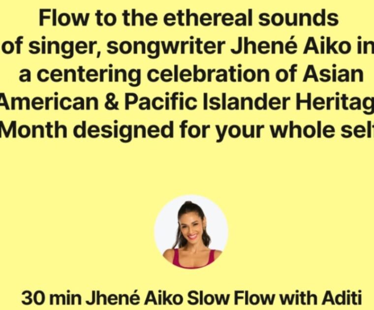 Jhené Aiko Peloton artist series classes.