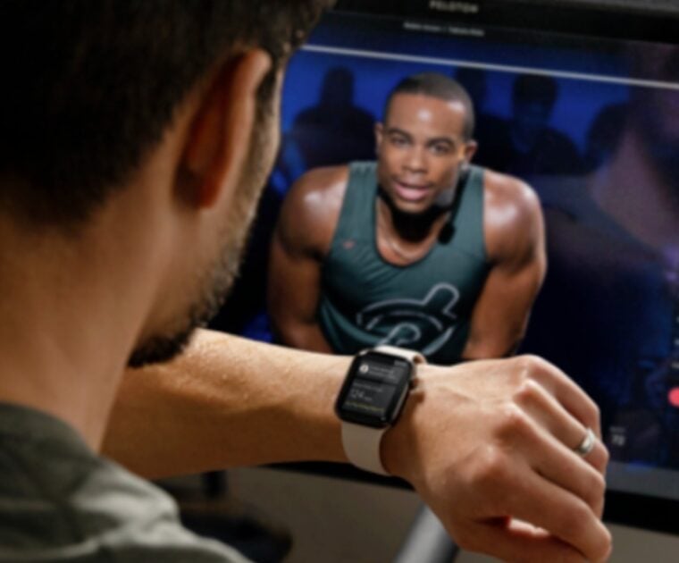 Peloton x Apple Watch. Image credit Peloton.