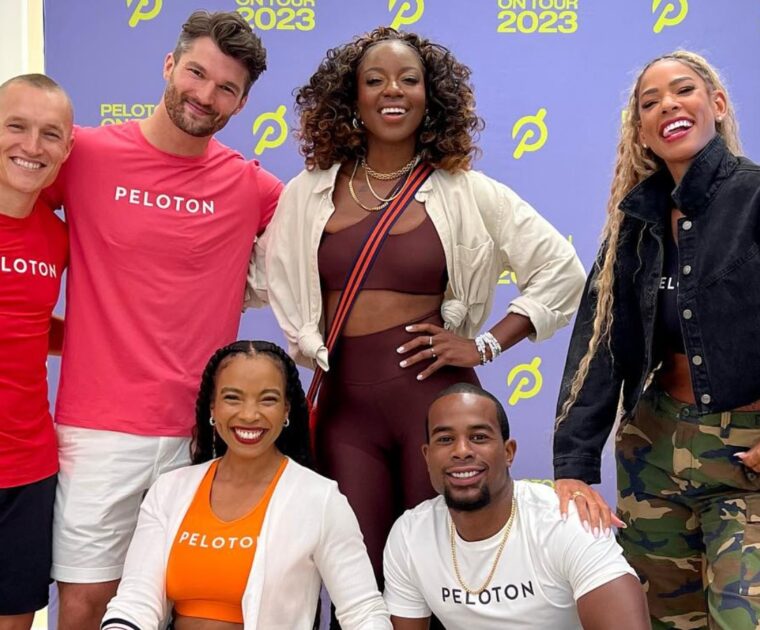 Peloton instructors at the Peloton On Tour in Atlanta in 2023.