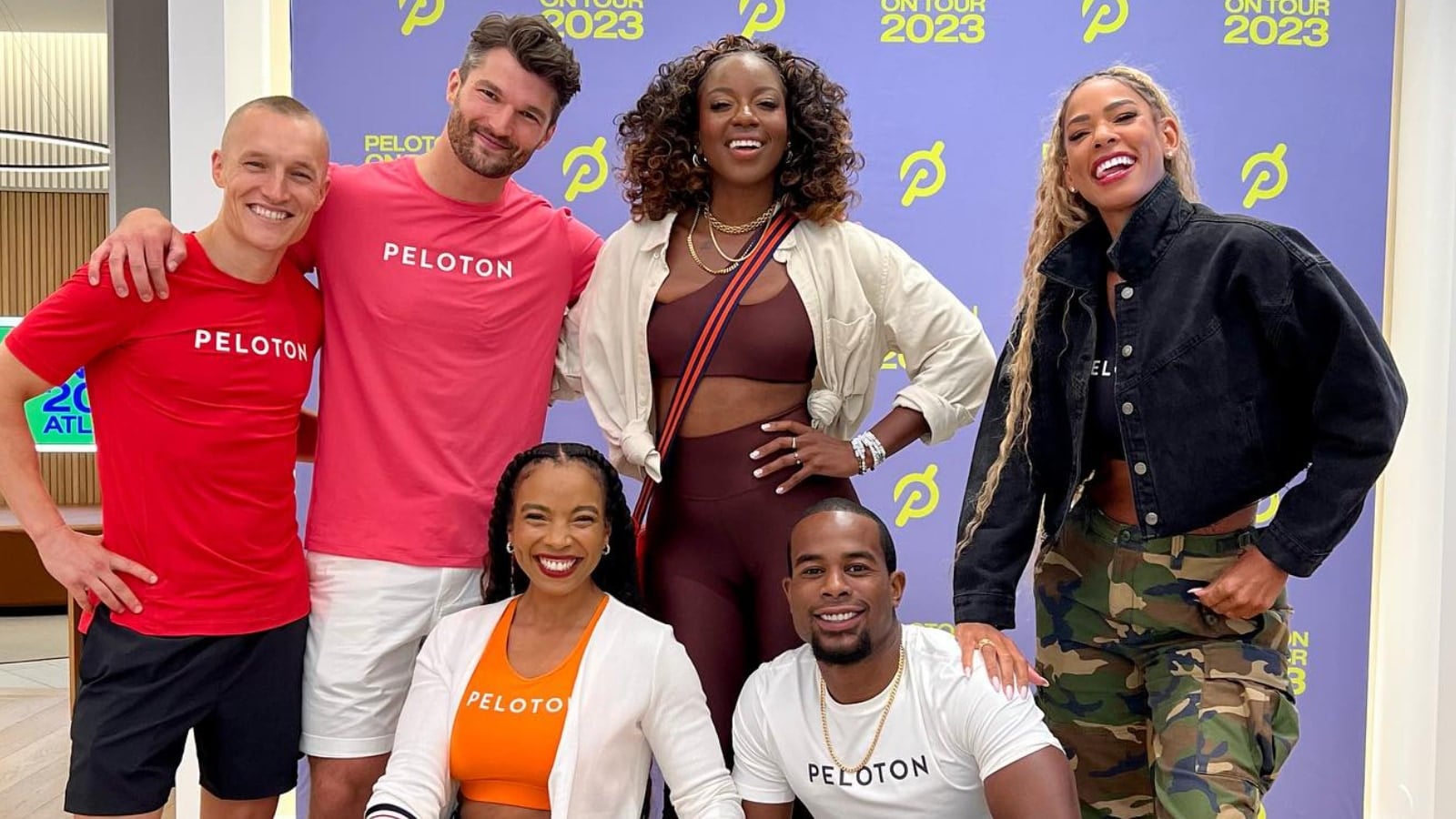 Peloton instructors at the Peloton On Tour in Atlanta in 2023.