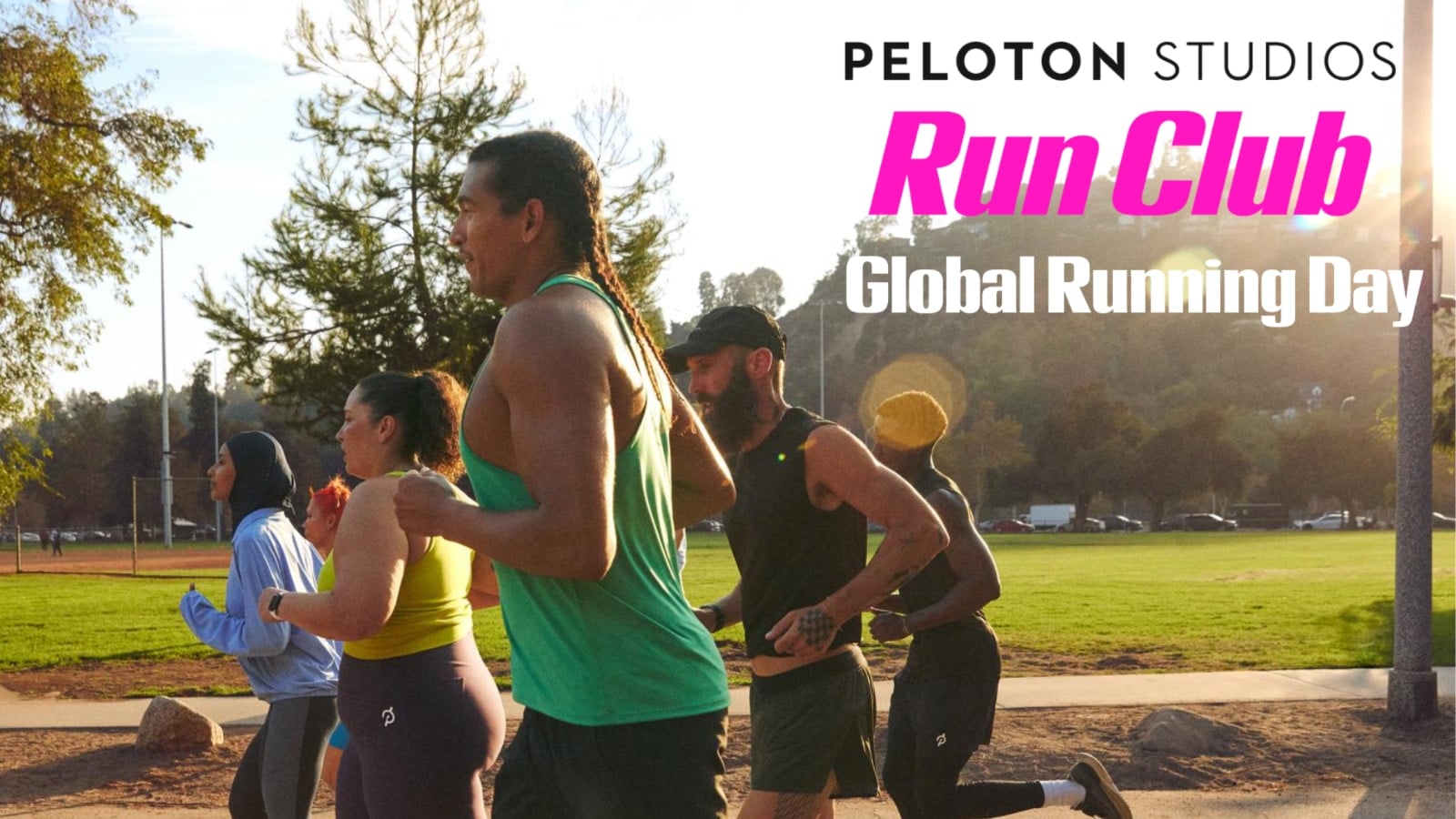 Peloton Studios Run Club Global Running Day webpage