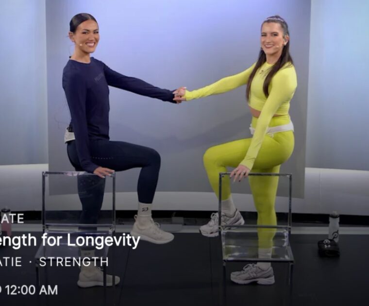 Peloton Strength for Longevity class with Camila Ramon & Katie Wang.