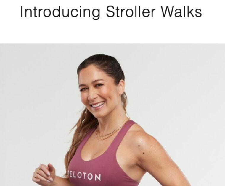 Peloton Stroller Walk Classes.