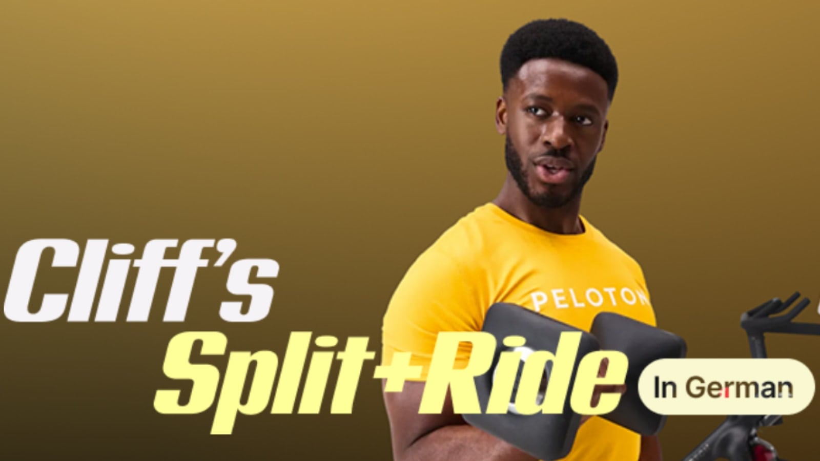 Cliff Dwenger Split + Ride Program in German (3 Day)