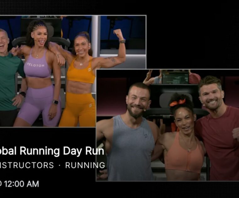 30 minute Global Running Day class with Erik Jäger, Hannah Frankson, and Jon Hosking from London; and Kirsten Ferguson, Matt Wilpers, and Robin Arzón from New York.