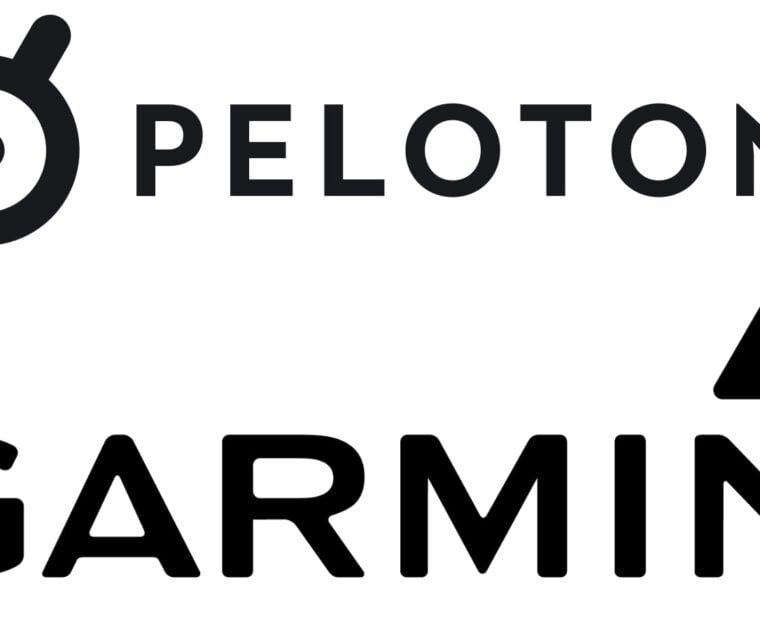 Peloton & Garmin company logos.