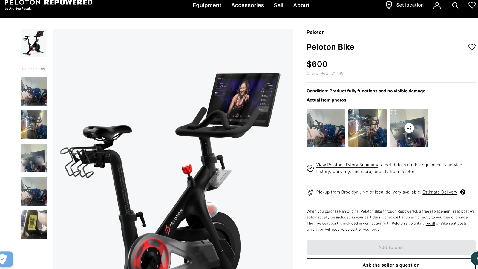 Peloton Repowered Website.