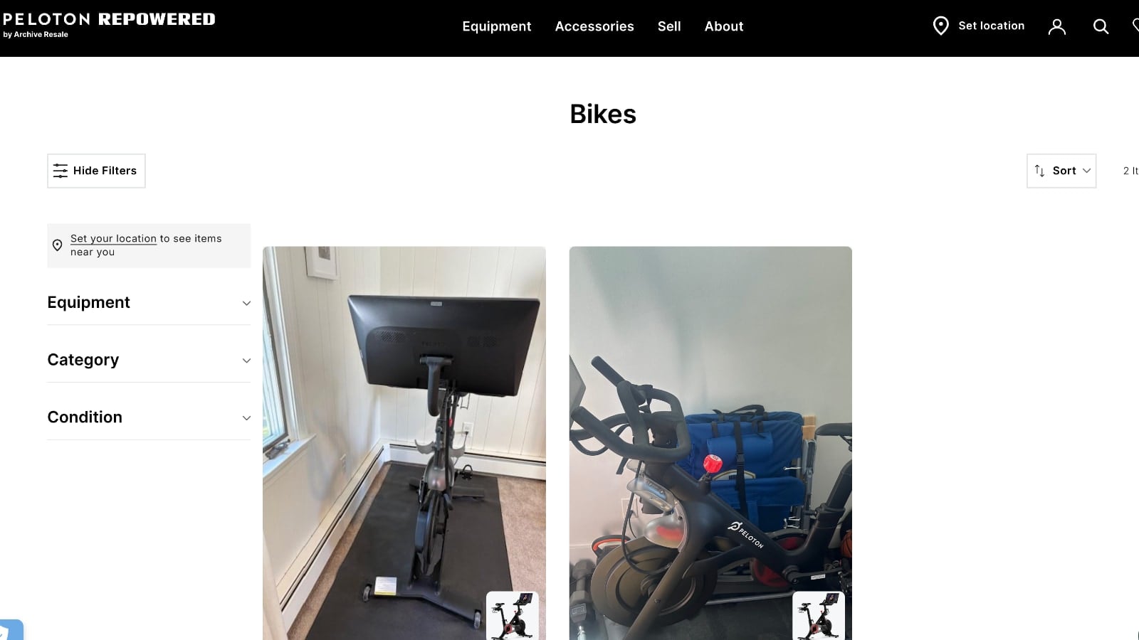 Peloton Repowered Website.