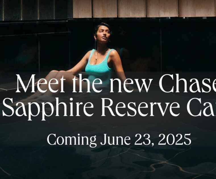 Chase Sapphire Reserve website showing card updates pertaining to Peloton.