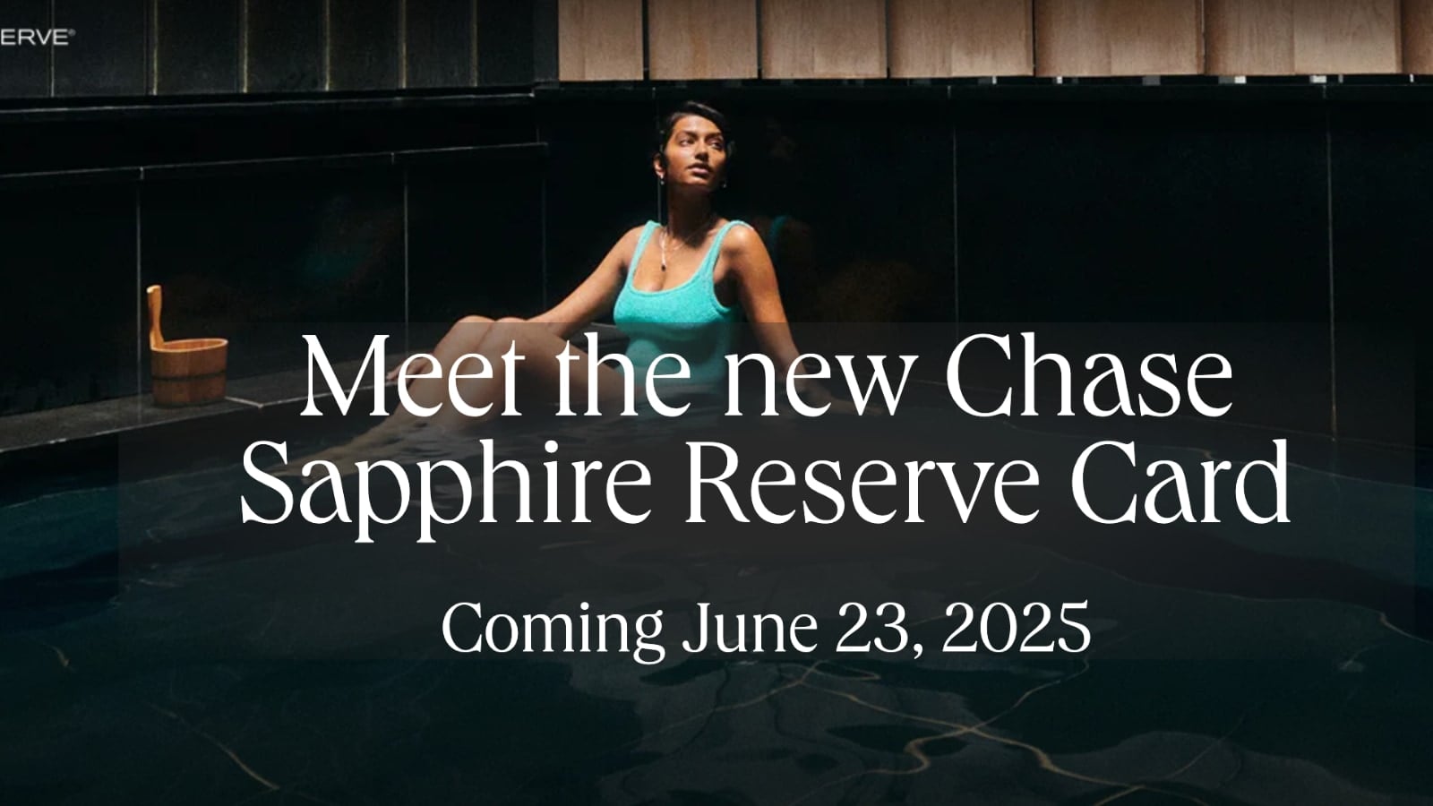 Chase Sapphire Reserve website showing card updates pertaining to Peloton.